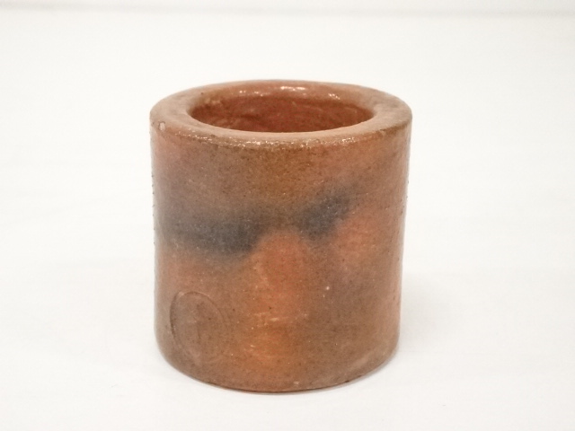 古物　赤楽蓋置